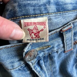 True Religion Men's Blue Jeans